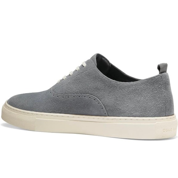 Cole Haan Winslow Plain Toe Sneaker, Grey Suede, Size 8.5 Mens Shoes MSRP $160 main image 5